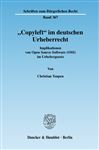 "Copyleft" im deutschen Urheberrecht.