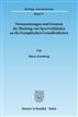 Voraussetzungen und Grenzen der Bindung von Sportverbänden an die Europäischen Grundfreiheiten.