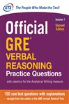 Official GRE Verbal Reasoning Practice Questions, Second 