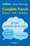 Easy Learning French Complete Grammar, Verbs And Vocabulary (3 Books In 1) (collins Easy Learning French)