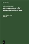 ISBN 9783111297453 product image for Repertorium fr Kunstwissenschaft. Band 28 | upcitemdb.com