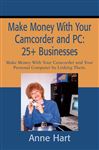 How can you quickly make money at home and online with your digital 8 video camcorder, your personal computer, some software such as PhotoShop and Windows XP, and perhaps, your digital camera? You can develop training materials for businesses or students.  Prepare reports, a video news clipping service, package information or products. For every service or product sold, somebody can benefit by writing how-to or learning/training materials. Here are more than 25 different stay-at-home businesses that you can operate online with  your digital 8 camcorder and  your personal computer as a low-capital start-up business.  The creative home-based persons guide to making money online with a digital 8 video camcorder,  digital camera, a Personal Com