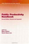 Public Productivity Handbook - Holzer, Marc
