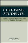 Choosing Students - Camara, Wayne; Kimmel, Ernest W.