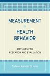 Measurement in Health Behavior - DiIorio, Colleen Konicki
