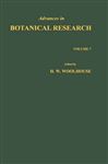 Advances in Botanical Research - Woolhouse, H. W.