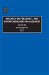 Research in Personnel and Human Resources Management - Martocchio, Joseph J.; Laio, Hui; Liao, Hui