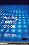 Modeling Ordered Choices - Hensher, David A.; Greene, William H.