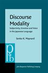 Discourse Modality - Maynard, Senko K.