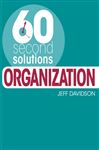 60 Second Solutions: Organisation - Davidson, Jeff