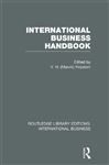 International Business Handbook (RLE International Business) - Kirpalani, V H