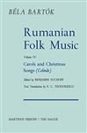 Rumanian Folk Music - Bartok, Bela; Teodorescu, E.C.; Suchoff, B.