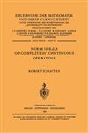 Norm Ideals of Completely Continuous Operators - Schatten, Robert