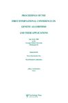 Proceedings of the First International Conference on Genetic Algorithms and their Applications - Grefenstette, John J.