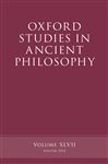 Oxford Studies in Ancient Philosophy Volume 47
